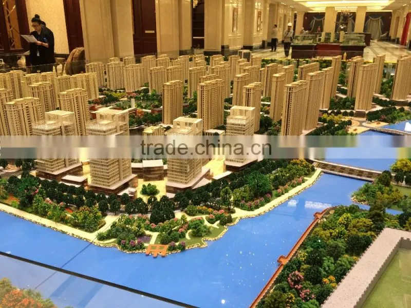 3d miniature architectural scale models maker from China/SH building scale model making company