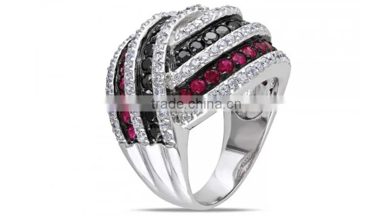 Turkish men's big silver ring, men's diamond ring