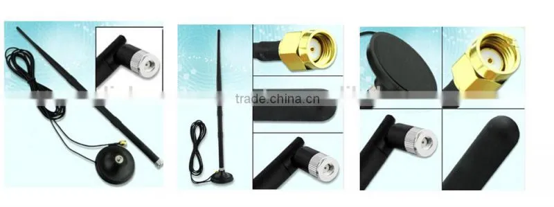RP SMA male 2.4GHz 11dbi WLAN WiFi system antenna
