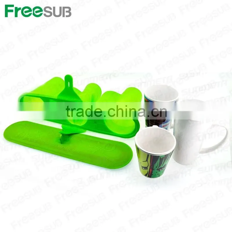 4 In 1 Sublimation Wine Glass 3D Silicone Clamp For 3d Sublimation Mugs