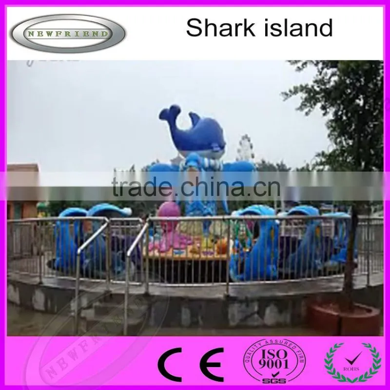 Manufacturer China Amusement Rides Water Kids Game Fight Shark Island For Sale