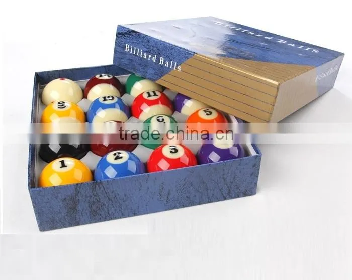 57.2mm High quality Resin Blue box 3A Pool ball/ Factory promotion