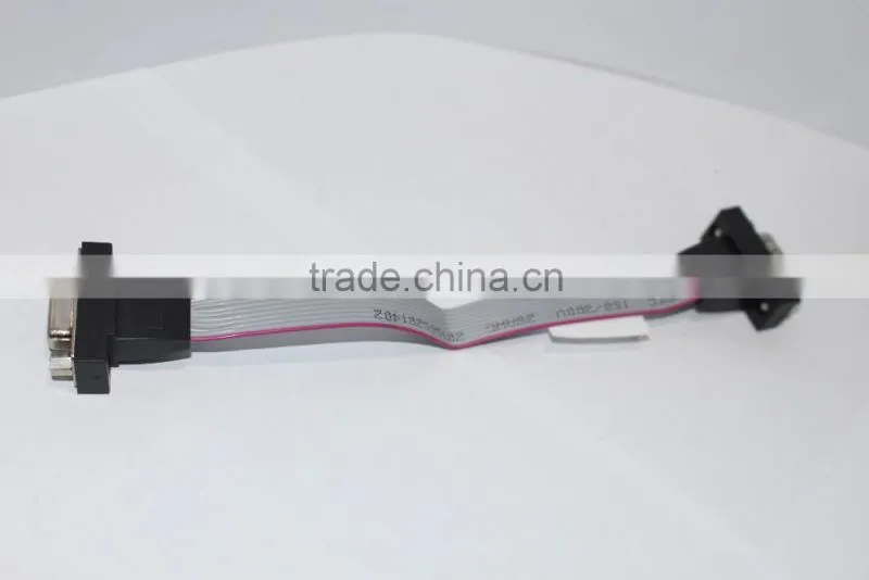 High quality/ Cheap price custom 2.54mm wire to board idc flat cable assembly with db connector