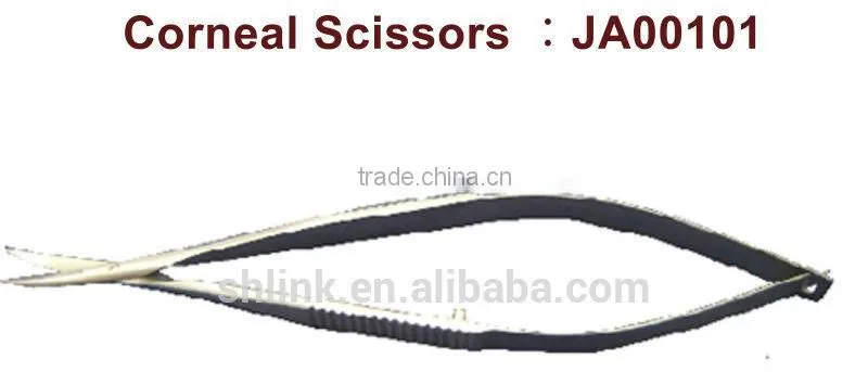 Slight curved hospital Corneal Scissors JA00101