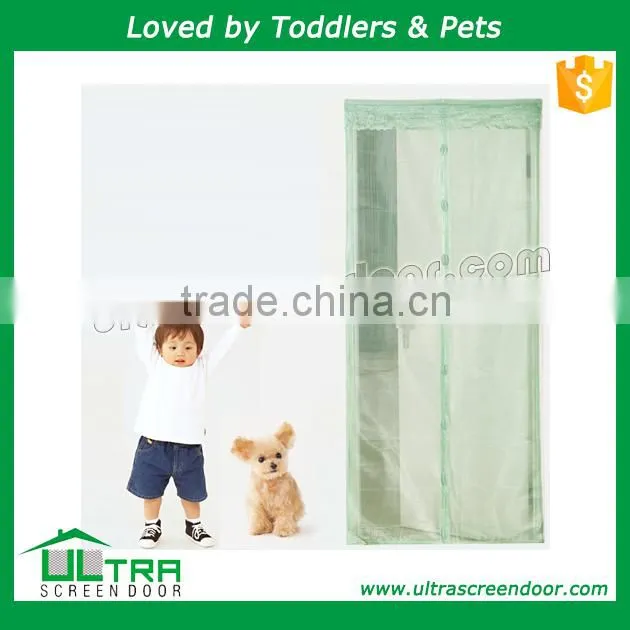 Snap Door Screen Curtain For Garage, Kitchen, Bedroom, Living Room