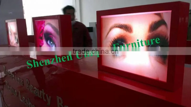 12ft by 12ft eyebrow threading mall station brow bar kiosk
