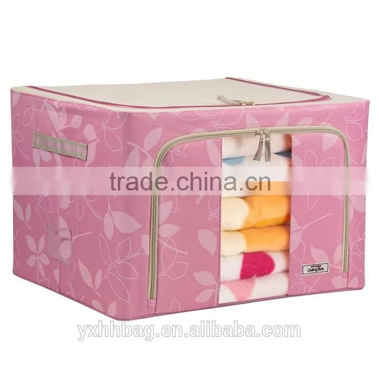 Foldable polyester waterproof storage bag for bedroom