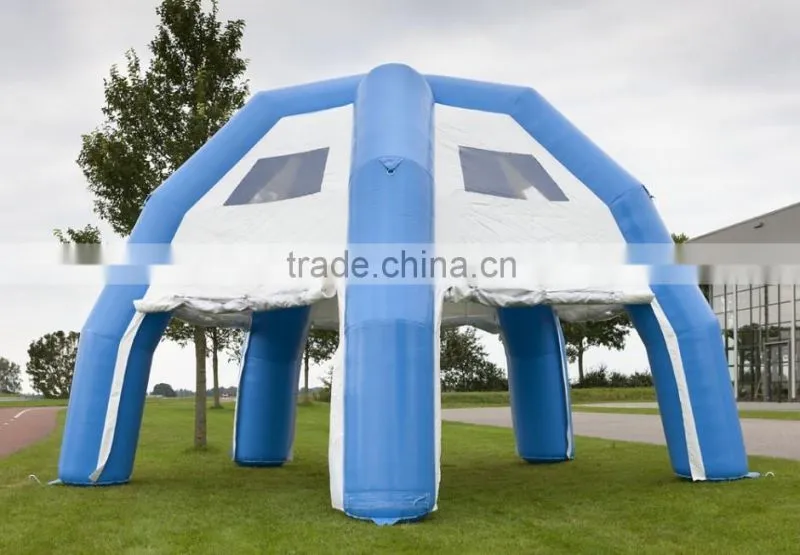 color custom inflatable spider tent 5 legs inflatable advertising tent with open door