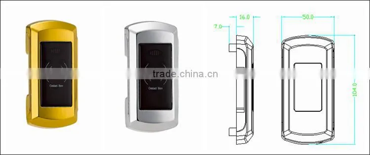 rfid locker lock china lock picks with Single card or dual cards unlocking