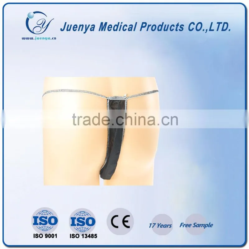 black disposable spa t-shape pants disposable t-back, thong bikini
