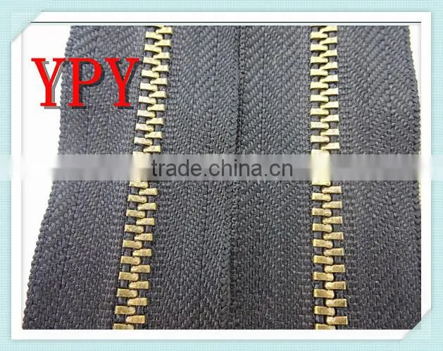 Close End 3# Y Teeth Metal Zipper with Factory Price