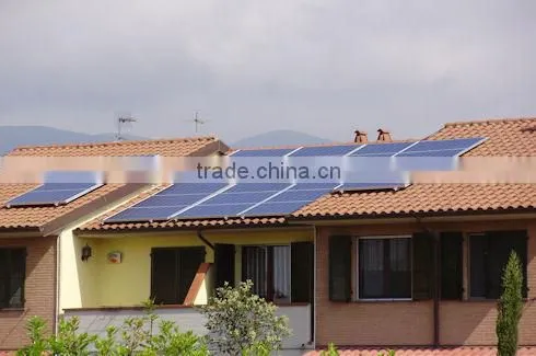 6 x 10 cells 250W 30V poly solar panel