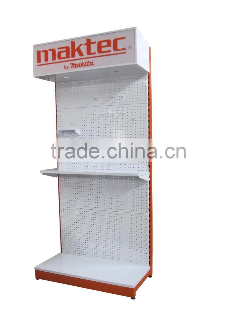 High quality China factory price pegboard metal display panel stand