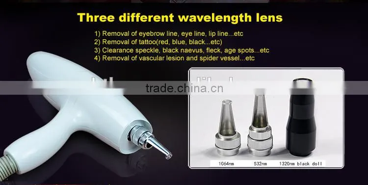 Newest nd yag laser Laser Beauty Equipment tattoo removal portable q-switch nd yag