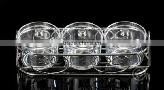 3pcs Plastic Seasoning Pot Set