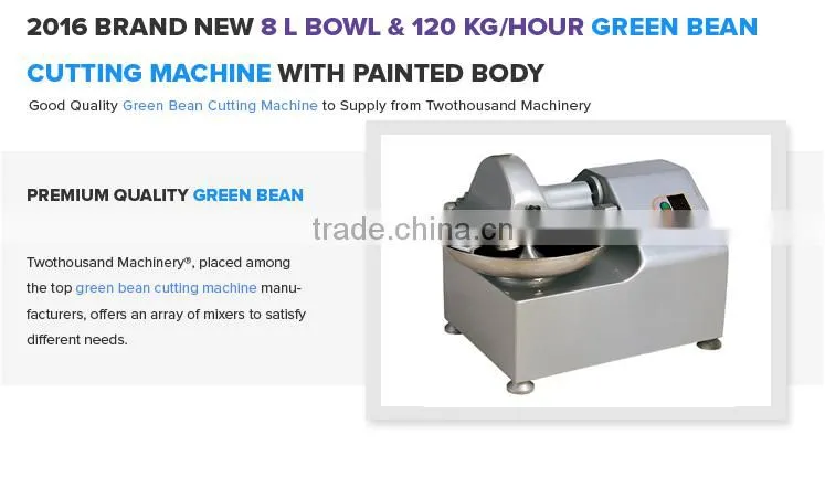 2016 High efficiency Painted Body Green Bean Cutting Machine