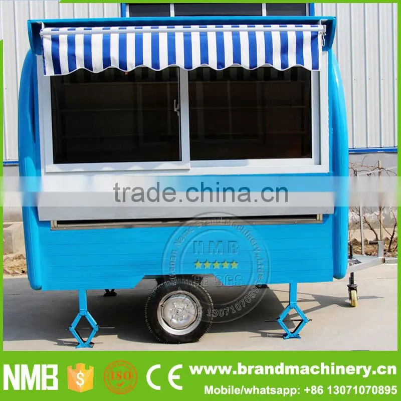 fully enclosed China Made Food Trailers, Coffee Cart Design, Cheap Hot dog Cart