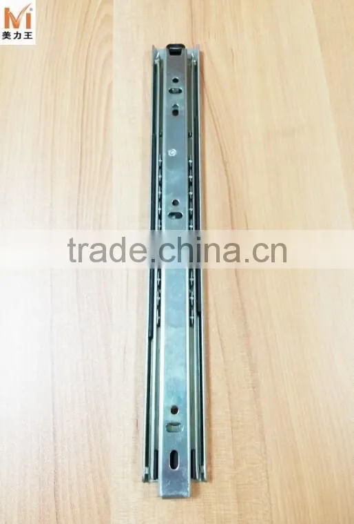 3 Fold 45mm Width Steel Ball Bearing Heavy Duty Drawer Slide
