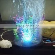 Aquarium air stone with check valve