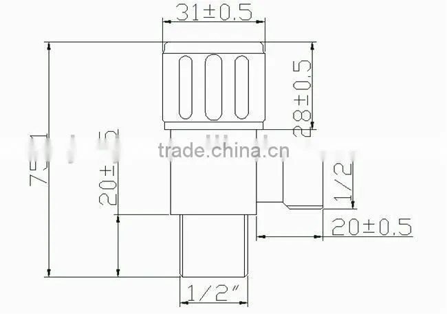 High quality Stainless steel angle valve