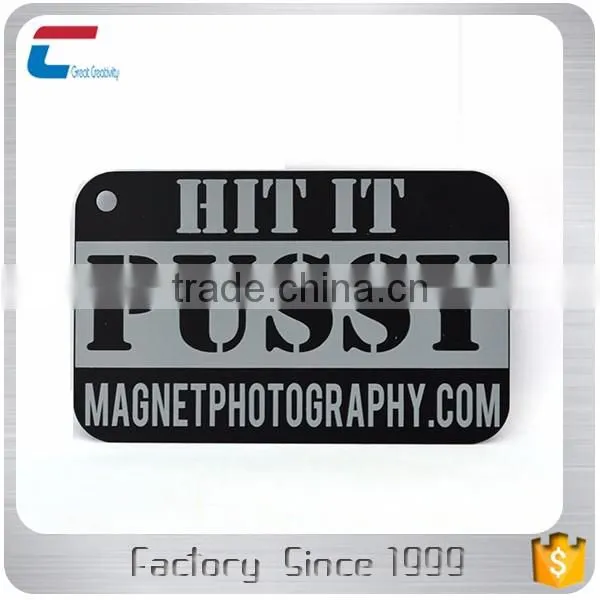 Personalized premium factory price black matte metal cards