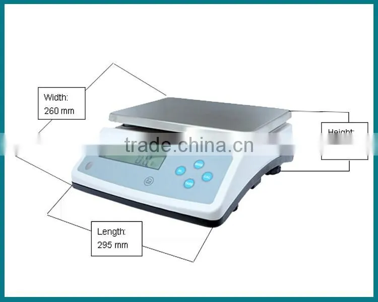 10kg 0.1g electric counter weighing gram scale