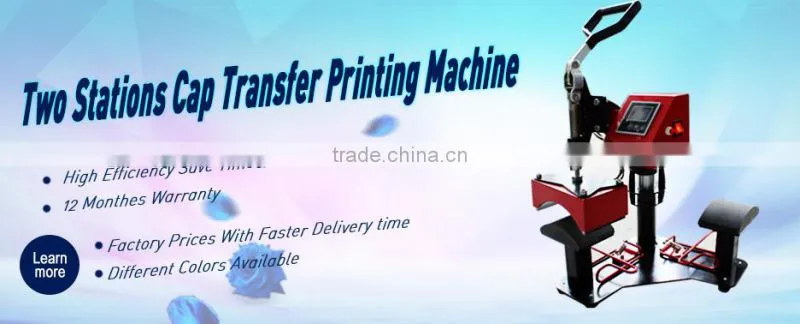 2016 New Double Station Cap Heat Press Machine for Promotion