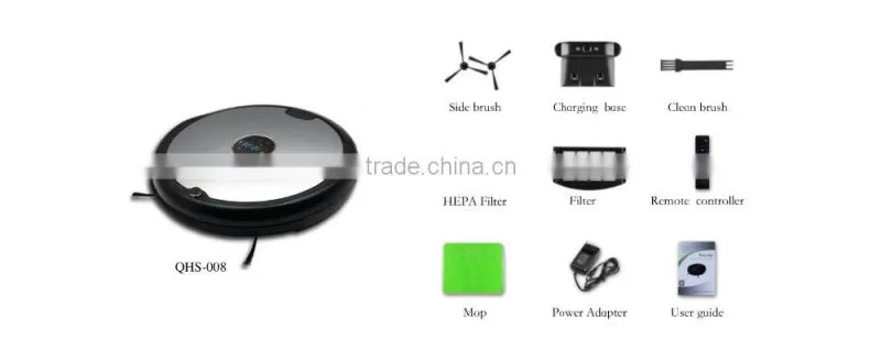 Shenzhen China wholesale newest deebot robot vacuum cleaner voice prompt robot low noise high power