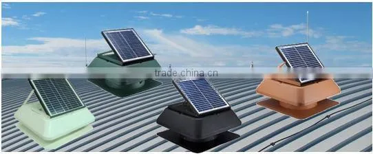 12 watt Solar Powered Air Extractor Roof Fan with Fixed Panel