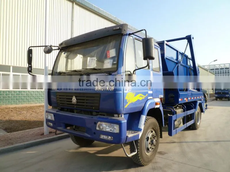12m3 SINOTRUK 4x2 swing type garbage truck cheap truck