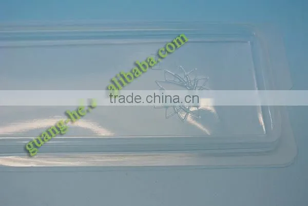 PLA clear plastic box for sandwich/clear plastic cake box