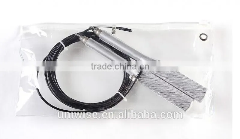 Speed Jump rope UIC-JR12, ball bearing Metal handle, Stainless steel wire !