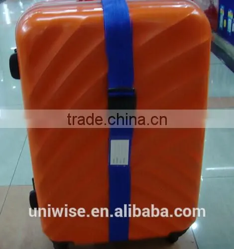 colourful luggage belt with lock buckle