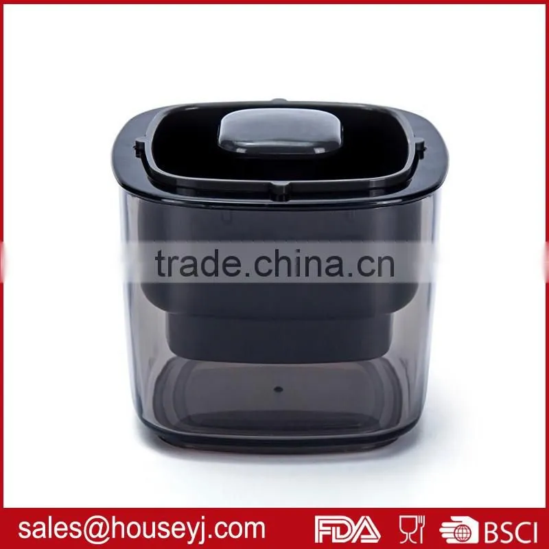double function garlic press garlic chopper garlic crusher with sharp stainless steel blade and plastic tontainer
