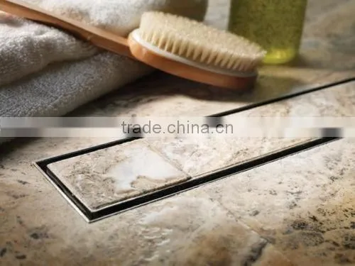 Linear shower drain stainless steel floor drain