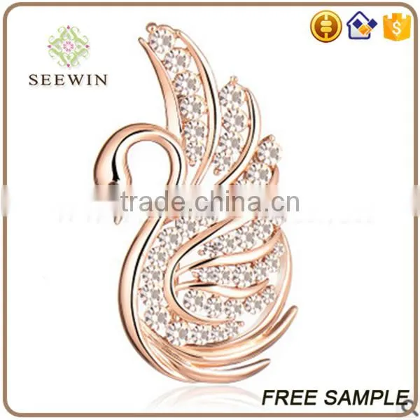 Hangzhou exquisite swan custom pin brooch