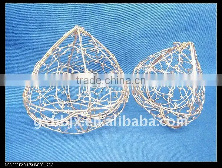 Cuprous peach metal iron festival decoration handmade crafts