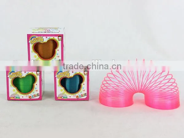 kids magic rainbow spring educational rainbow spring toys/plastic rainbow circle