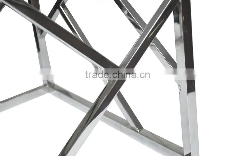 Custom-made simple design metal frame coffee table