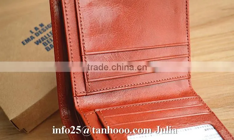 Women cow leather wallet/money clip/purse