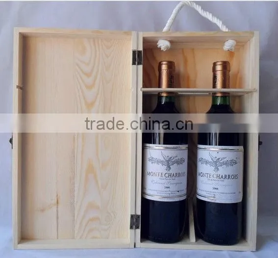 elegant wood wine box