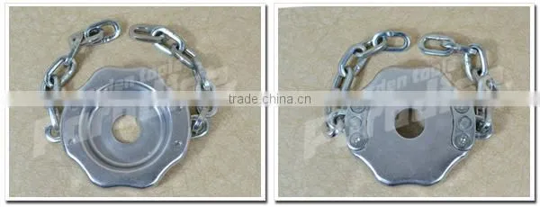 Universal Gas Saw Chain Trimmer Head in Grass Trimmer