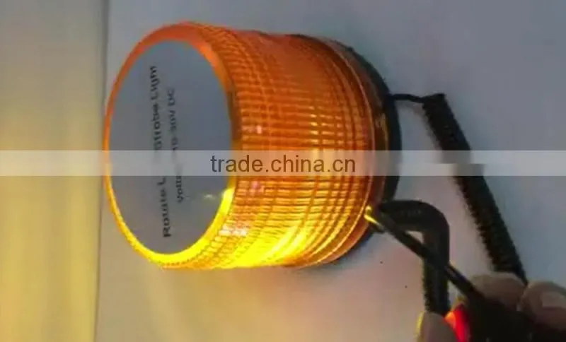 12/24V Car Truck Roof Warning Flashing Strobe Beacon Emergency Light Amber 72LED