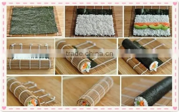 wholesale white skin bamboo sushi rolling mat