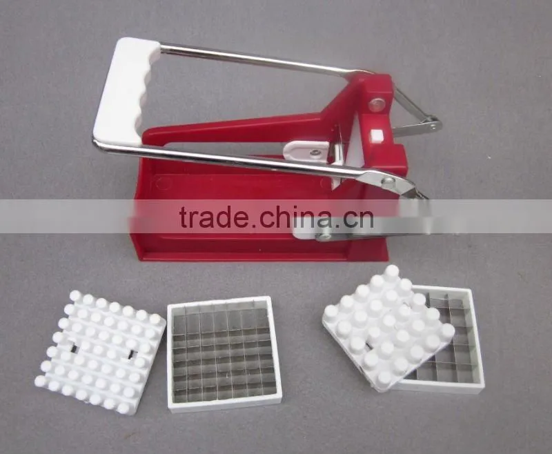 BR5032 plastic manual potato cutter / vegetable cutter with suction