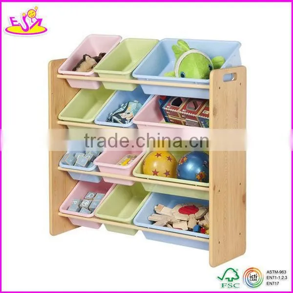 2014 New kids wooden Wall shelf, popular children wooden Wall shelf and hot sale colorful baby wooden Wall shelf W08C044
