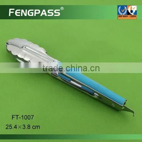 Stainless steel food serving tong FT-1055 kitchen utensil