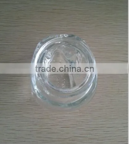 skull glass bottle