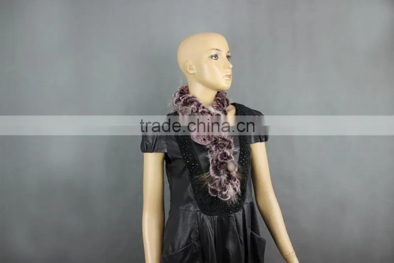 High Quality Knitted Rex-Rabbit&Fox Scarf