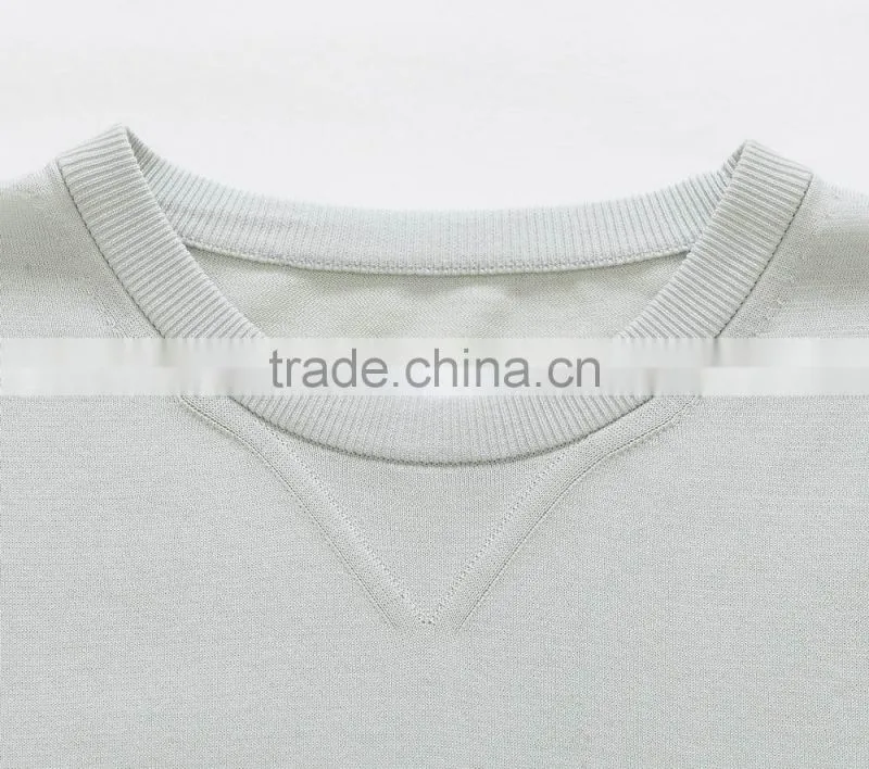 Raidy boer Men's knitwear short t shirt with round neck 100%cotton 80/2